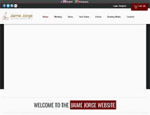 Tablet Screenshot of jaimejorge.com